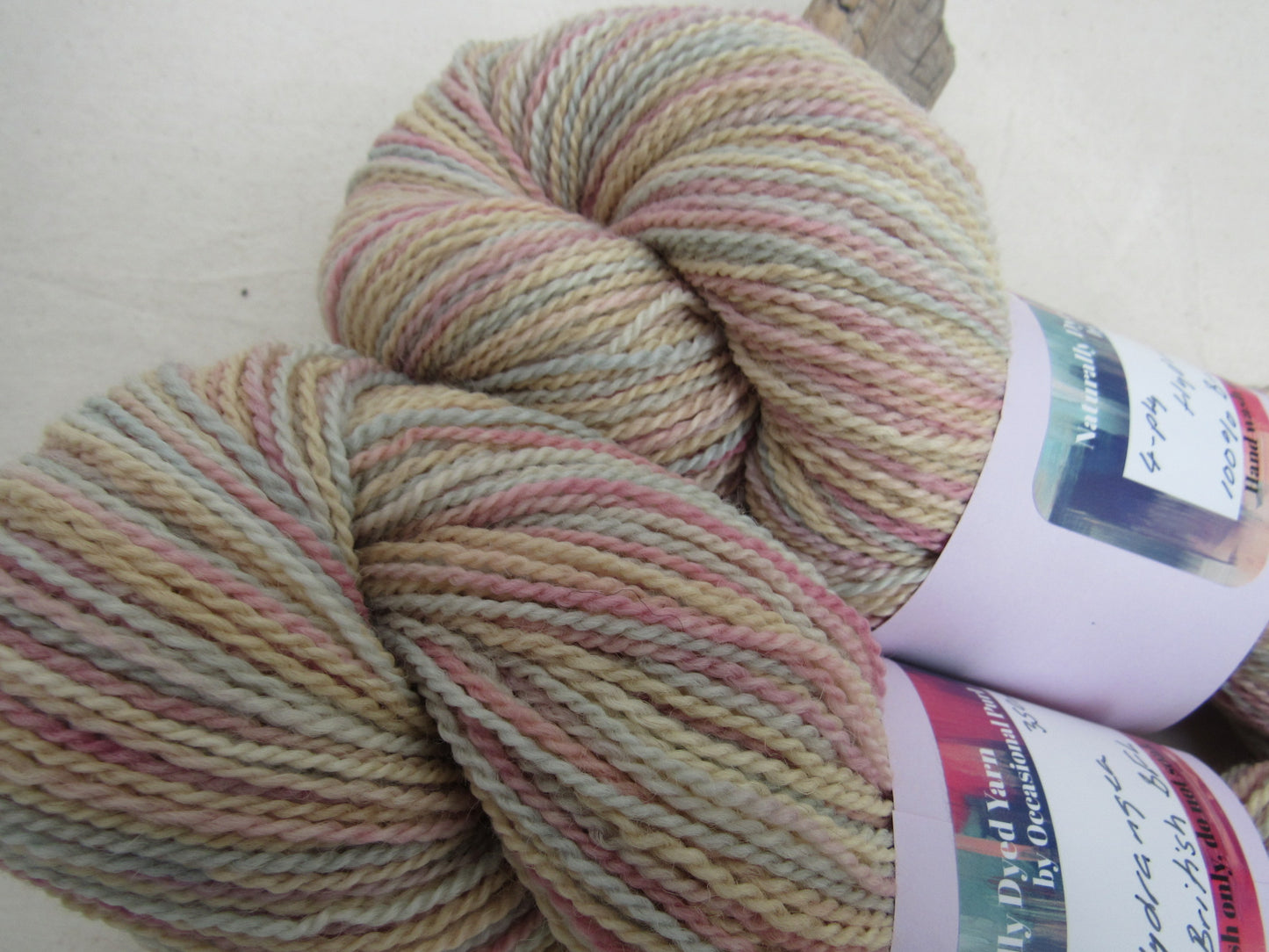 Natural Dye 4-ply BFL Yarn