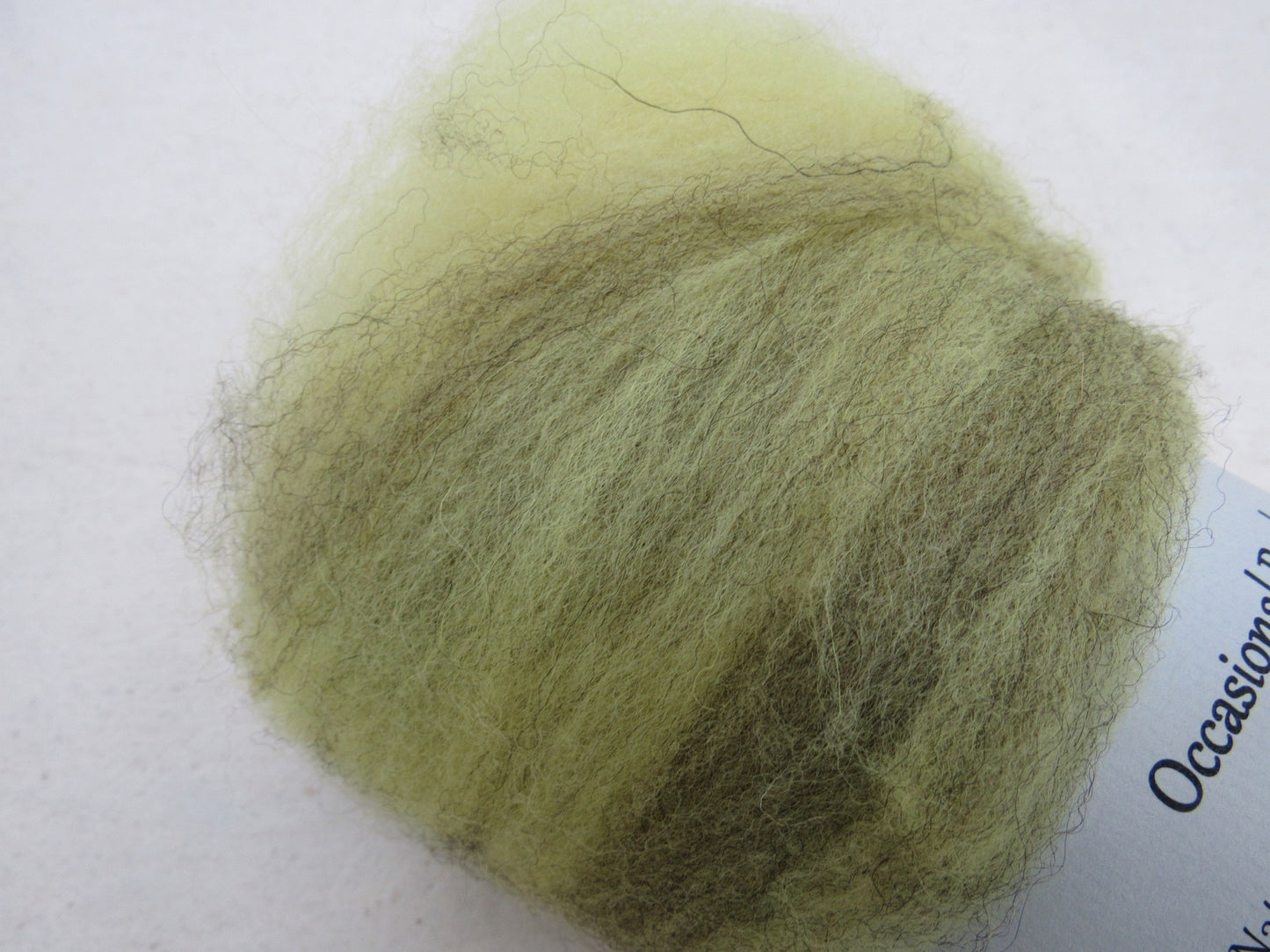 Natural Dye Shetland Wool Batts