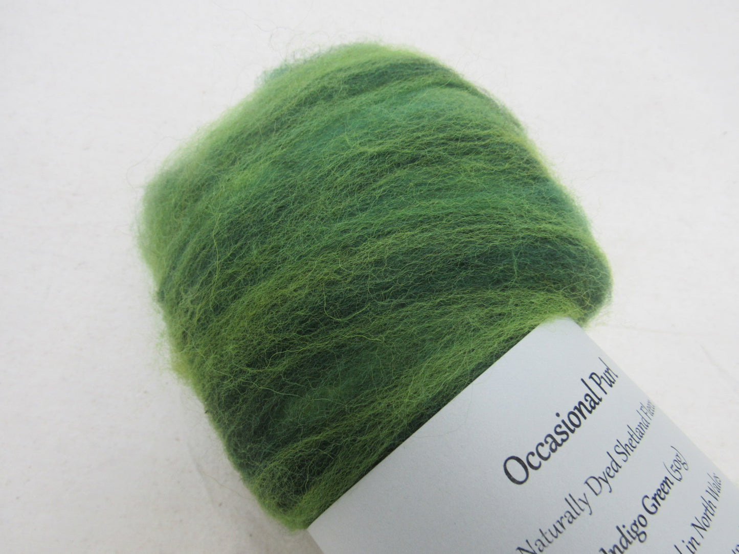 Natural Dye Shetland Wool Batts