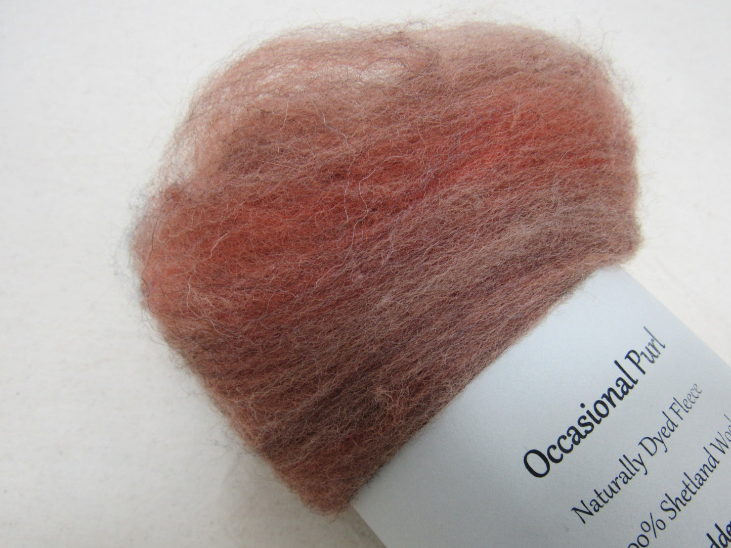 Natural Dye Shetland Wool Batts