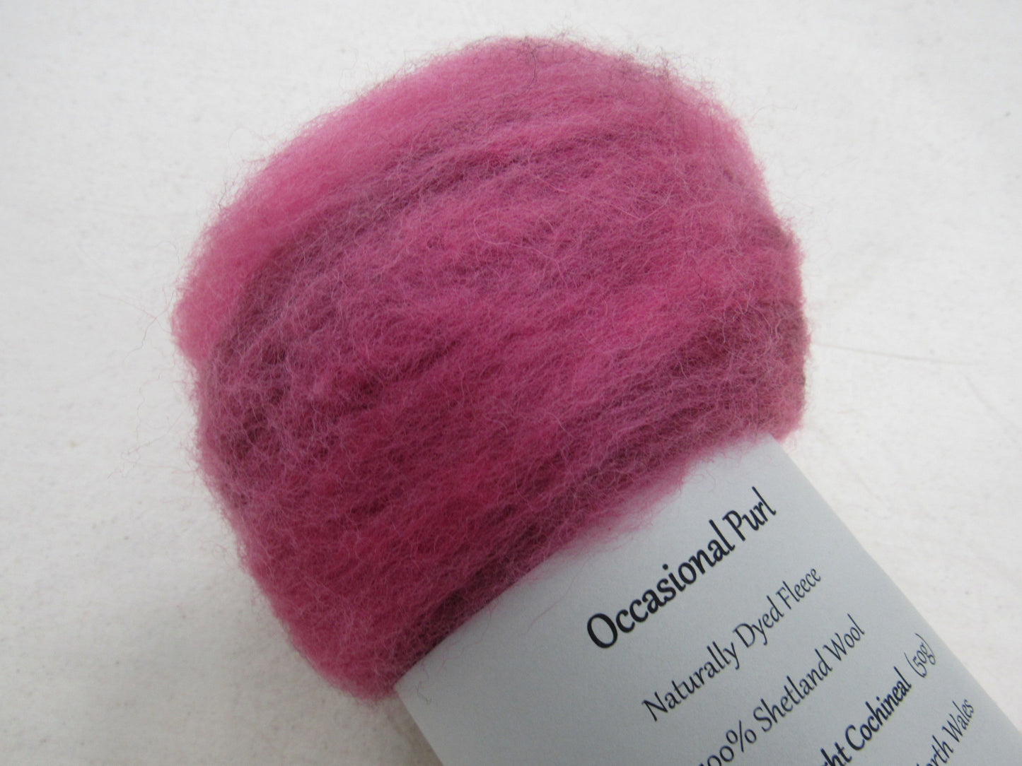 Natural Dye Shetland Wool Batts
