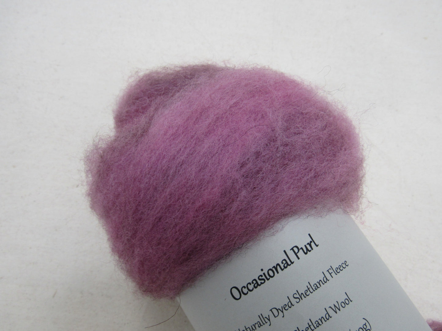 Natural Dye Shetland Wool Batts