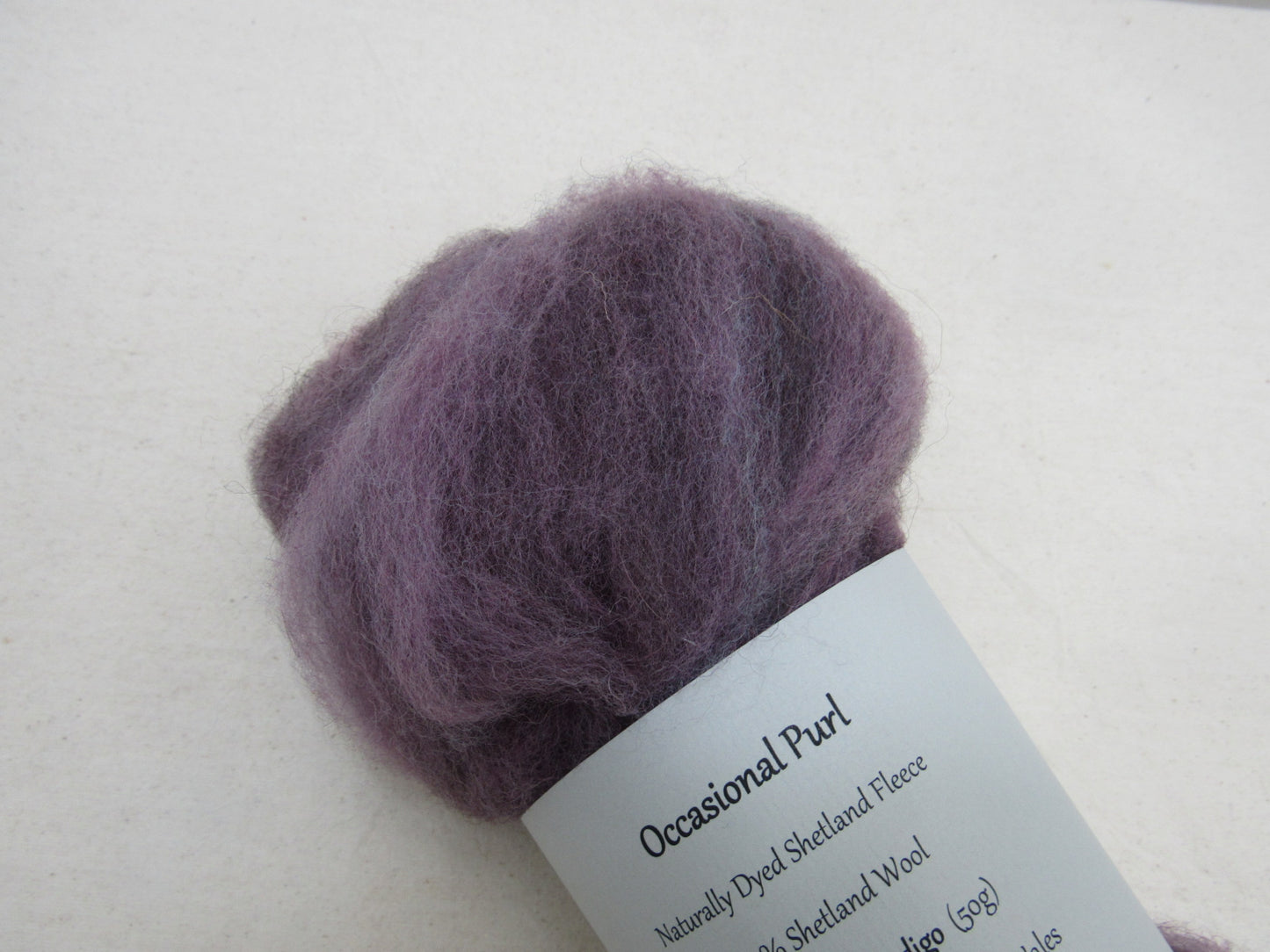Natural Dye Shetland Wool Batts