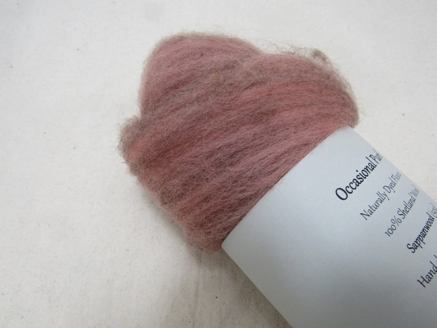 Natural Dye Shetland Wool Batts