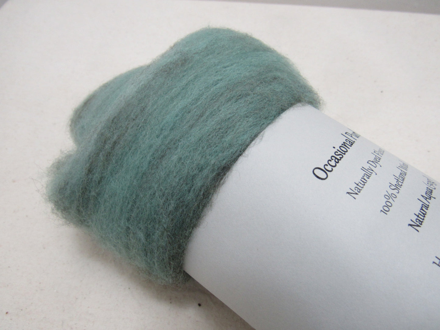Natural Dye Shetland Wool Batts