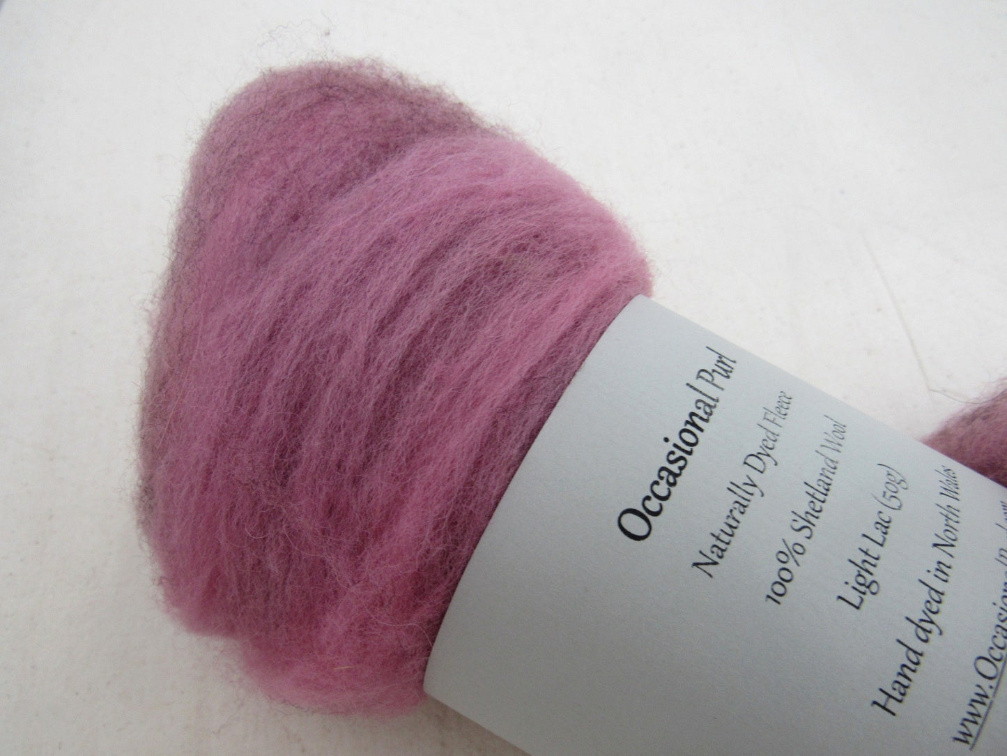 Natural Dye Shetland Wool Batts