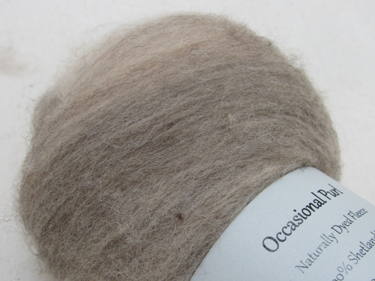 Natural Dye Shetland Wool Batts
