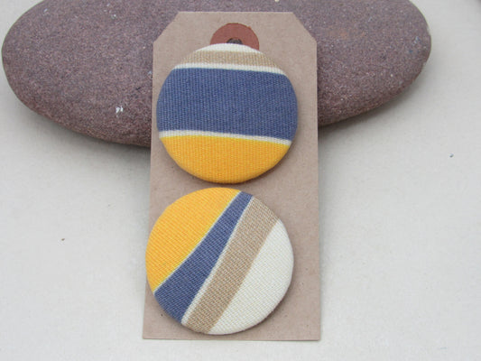 38mm Handmade Fabric Buttons