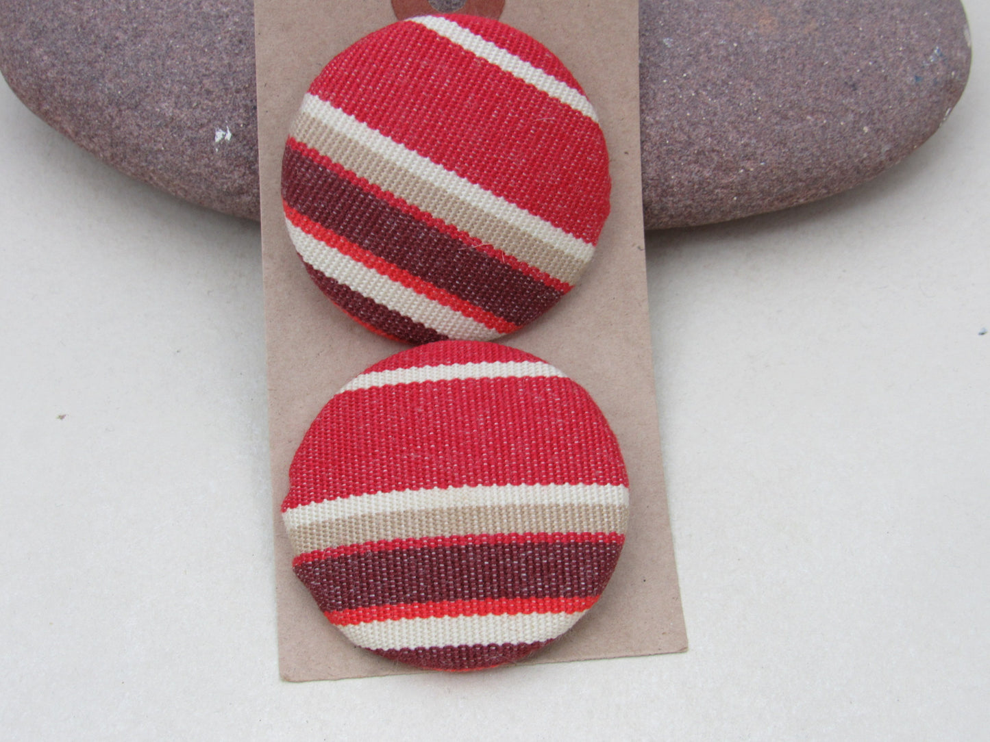 38mm Handmade Fabric Buttons
