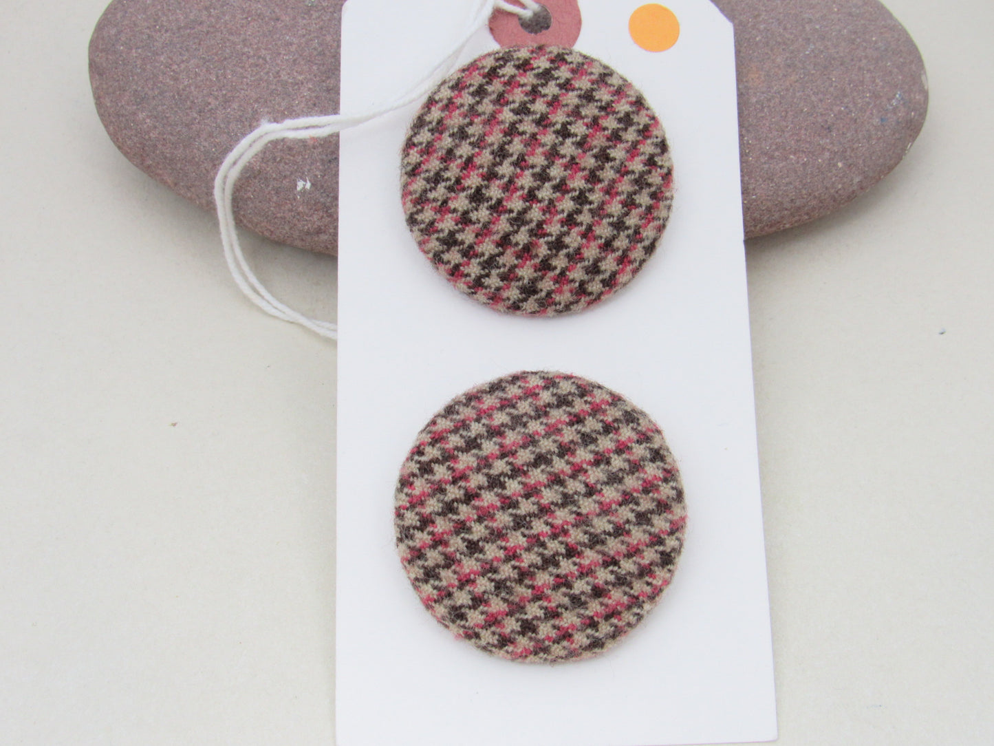 38mm Handmade Fabric Buttons