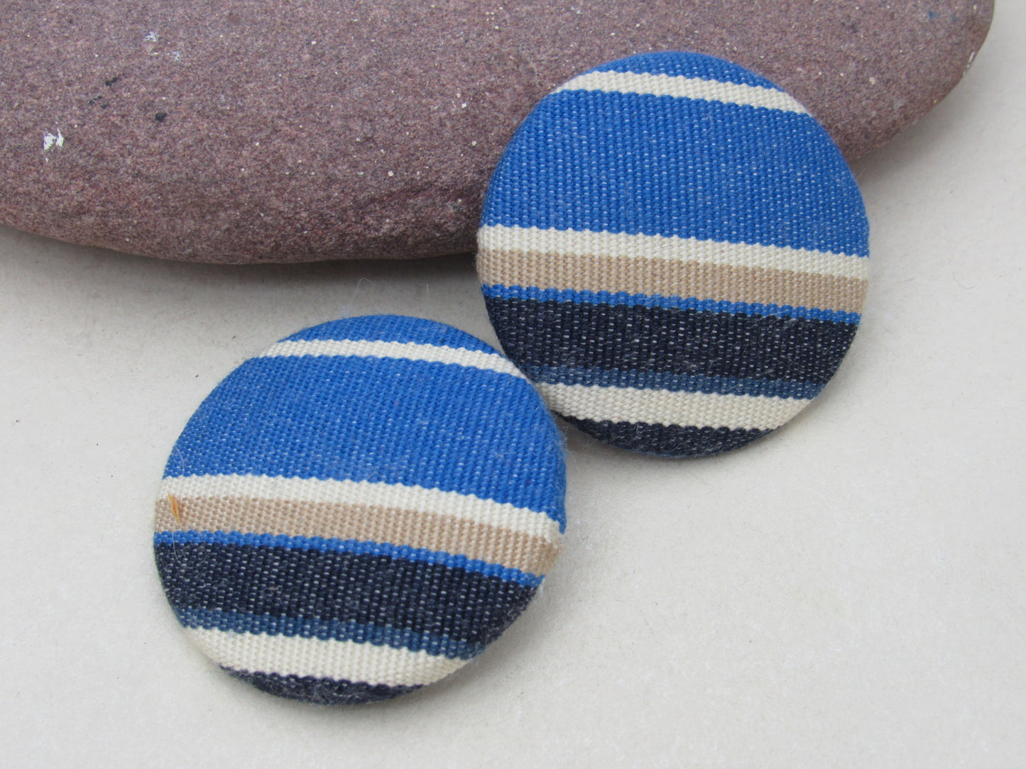 38mm Handmade Fabric Buttons