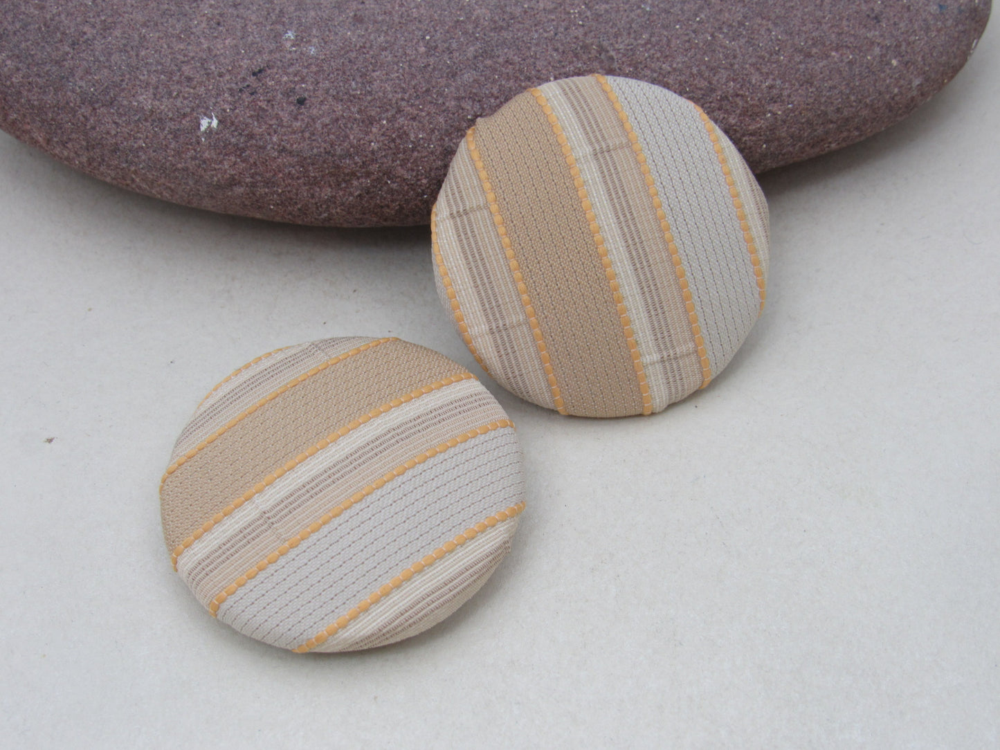 38mm Handmade Fabric Buttons