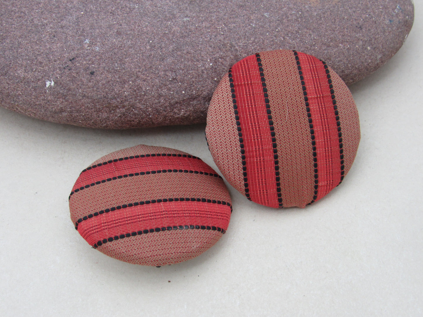 38mm Handmade Fabric Buttons