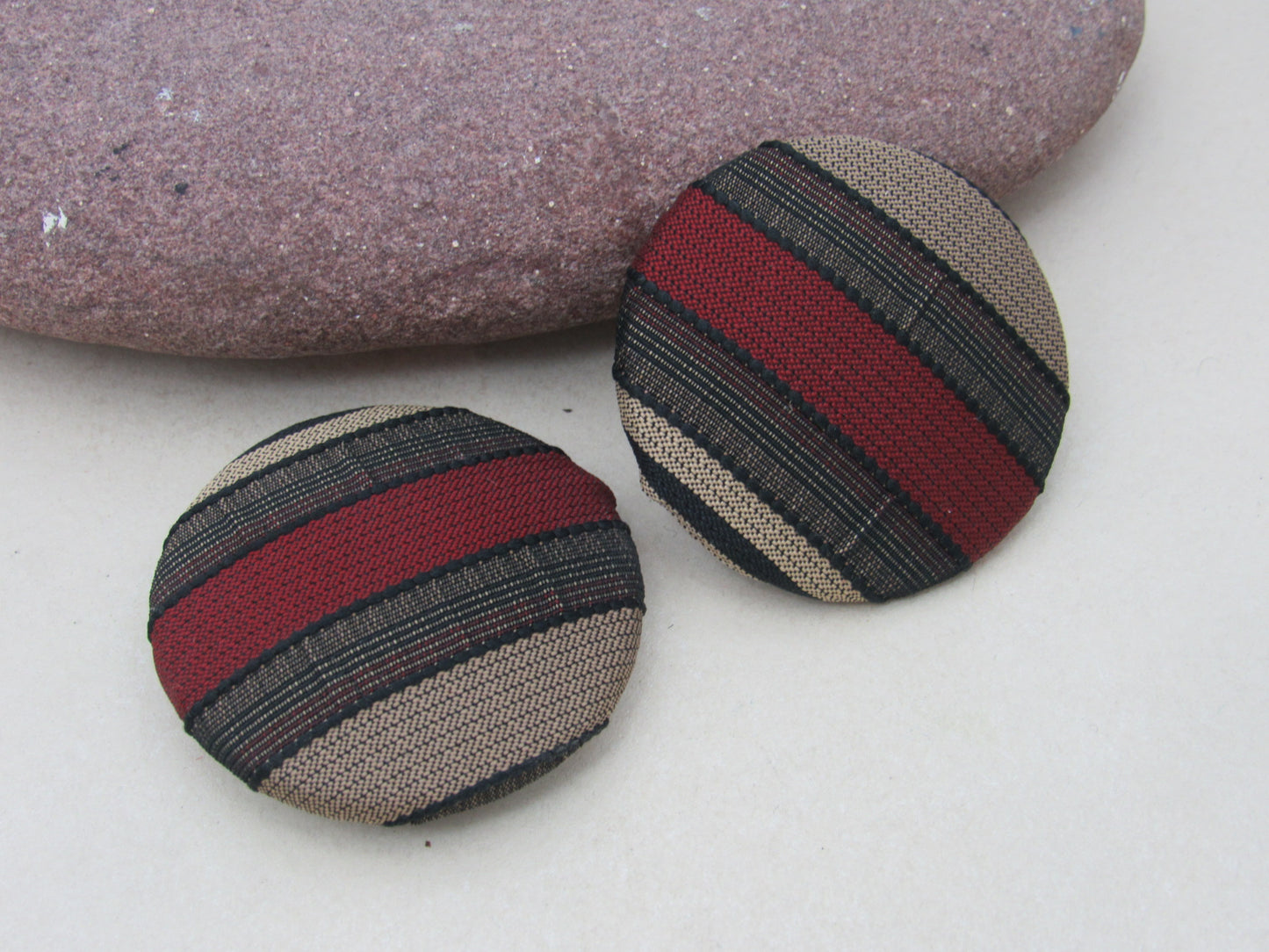 38mm Handmade Fabric Buttons
