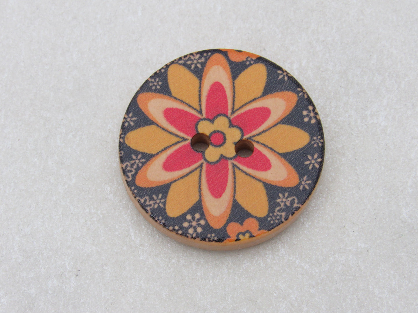Painted Wooden Buttons