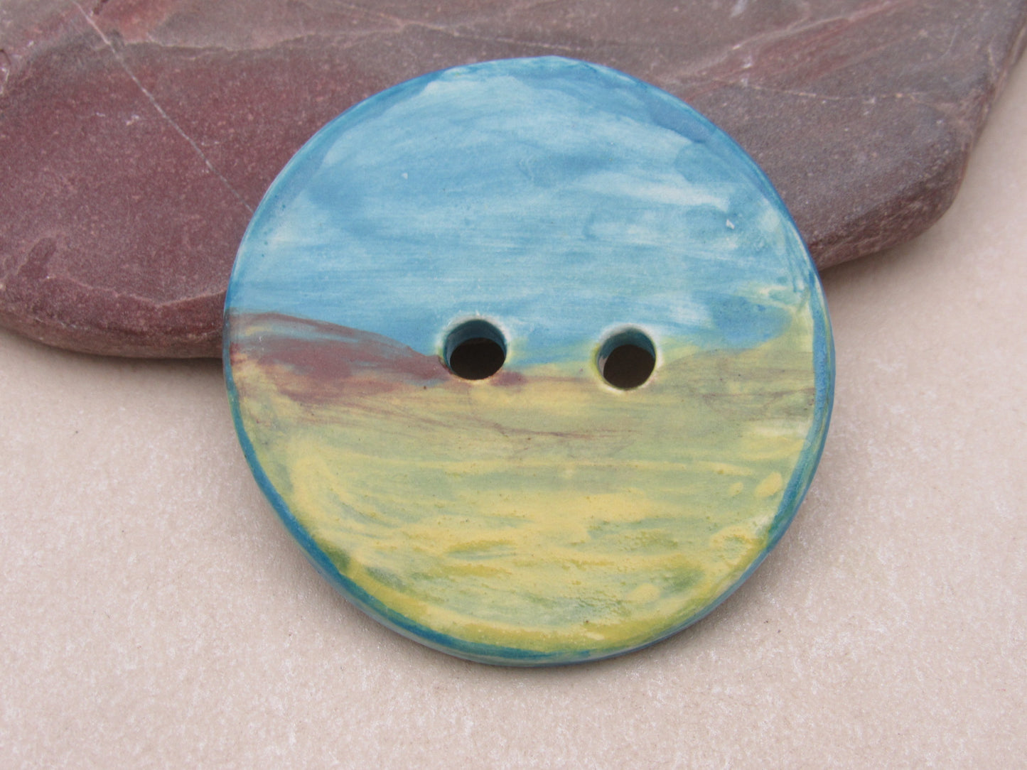 Landscape Ceramic Buttons