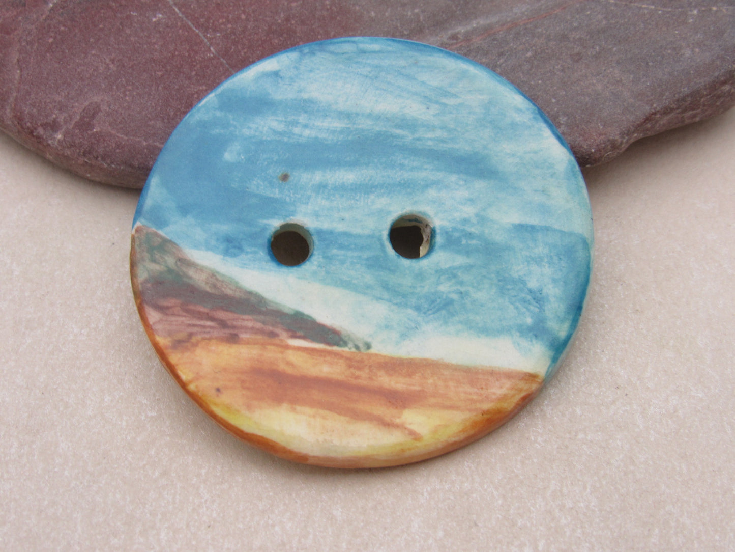 Landscape Ceramic Buttons
