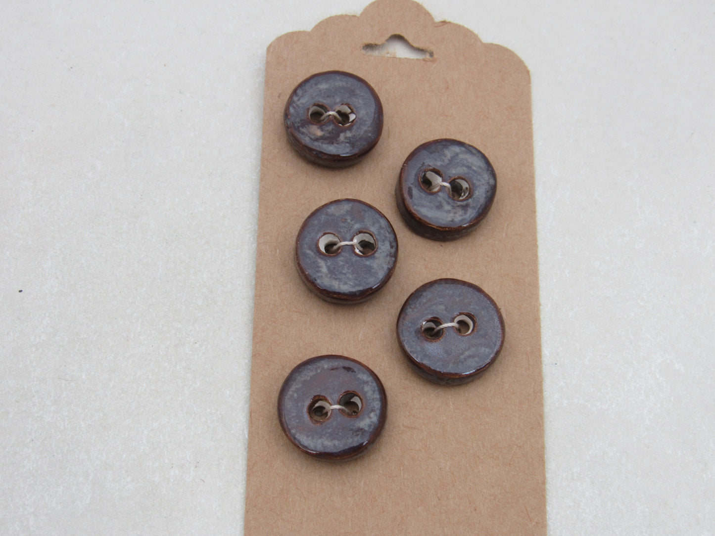 Wholesale 5 Small Round Ceramic Buttons