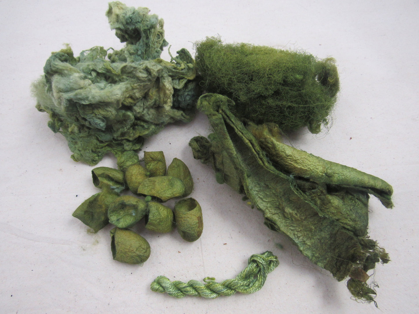 Natural Dye Silk Fibre Texture Pack