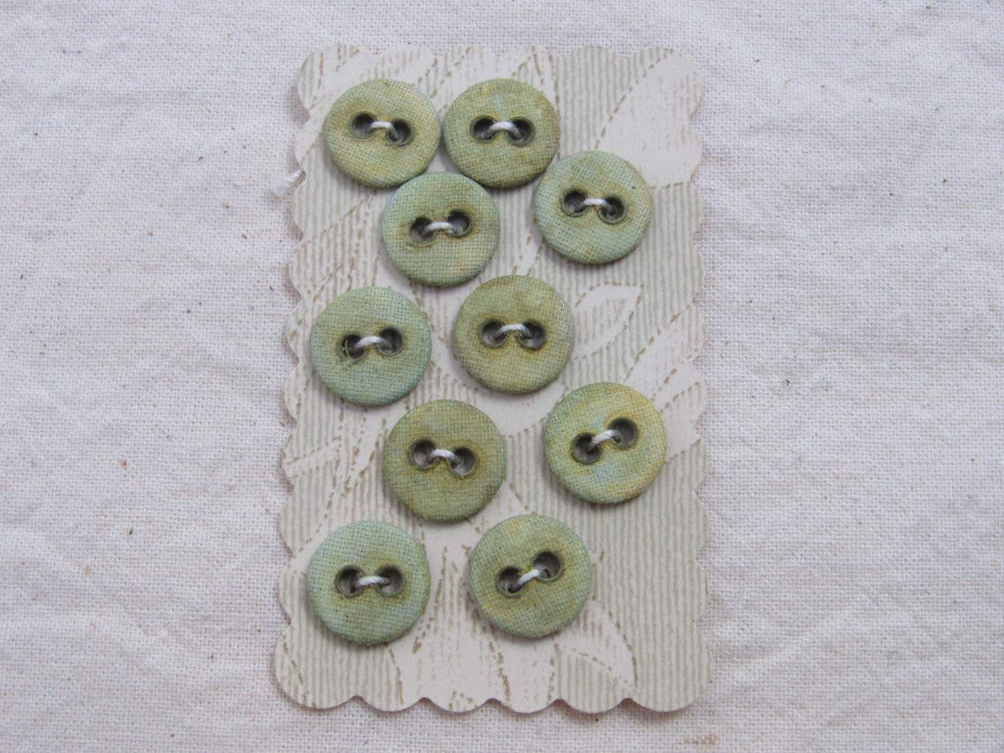 Naturally Dyed Linen Buttons