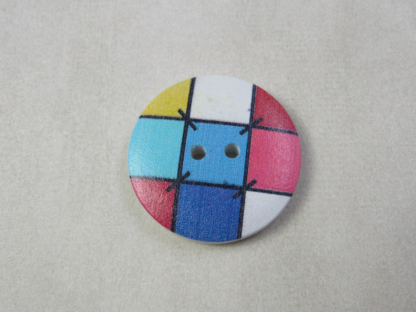 Painted Wooden Buttons