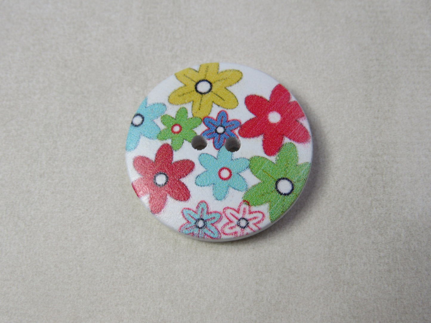 Painted Wooden Buttons
