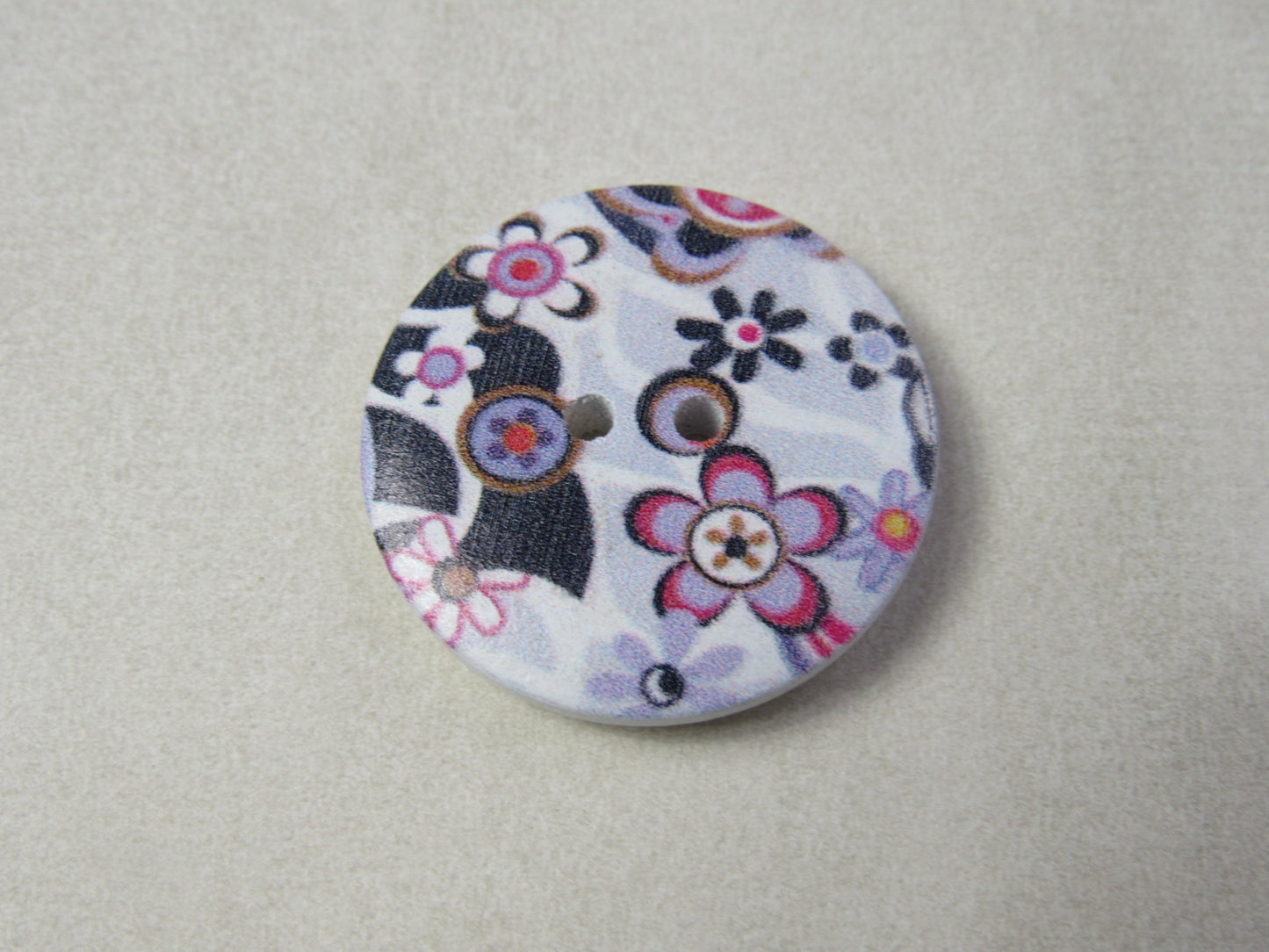 Painted Wooden Buttons
