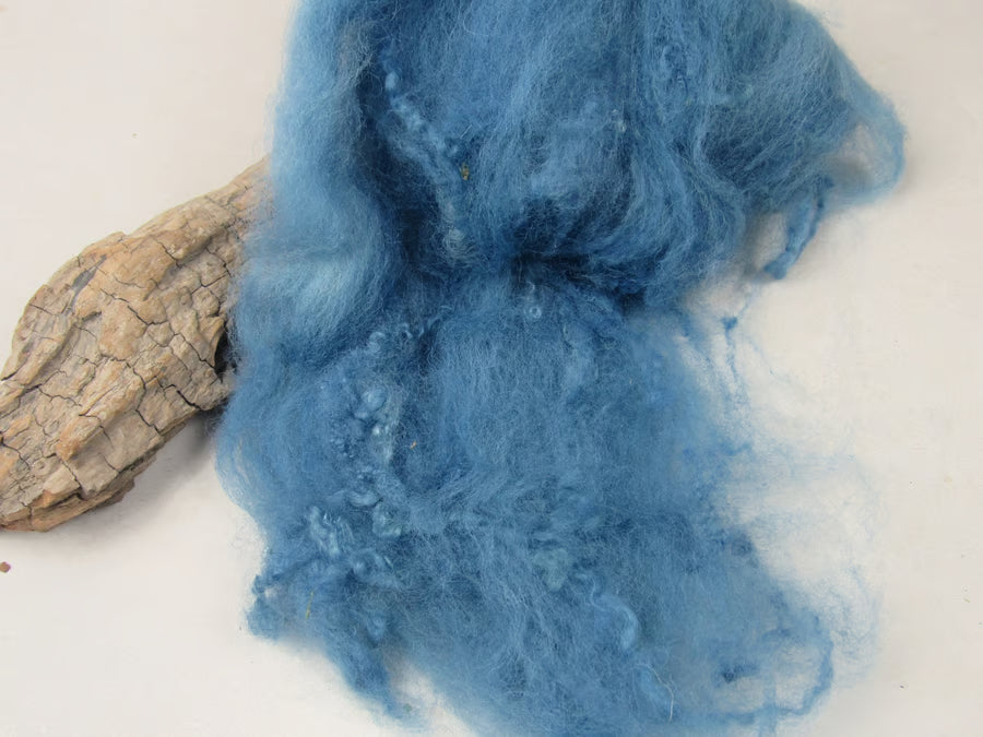 Natural Dye BFL Felting Wool