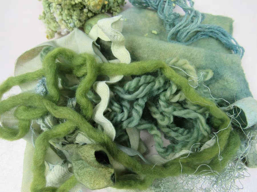 Natural Dye Scrap Fibre Packs