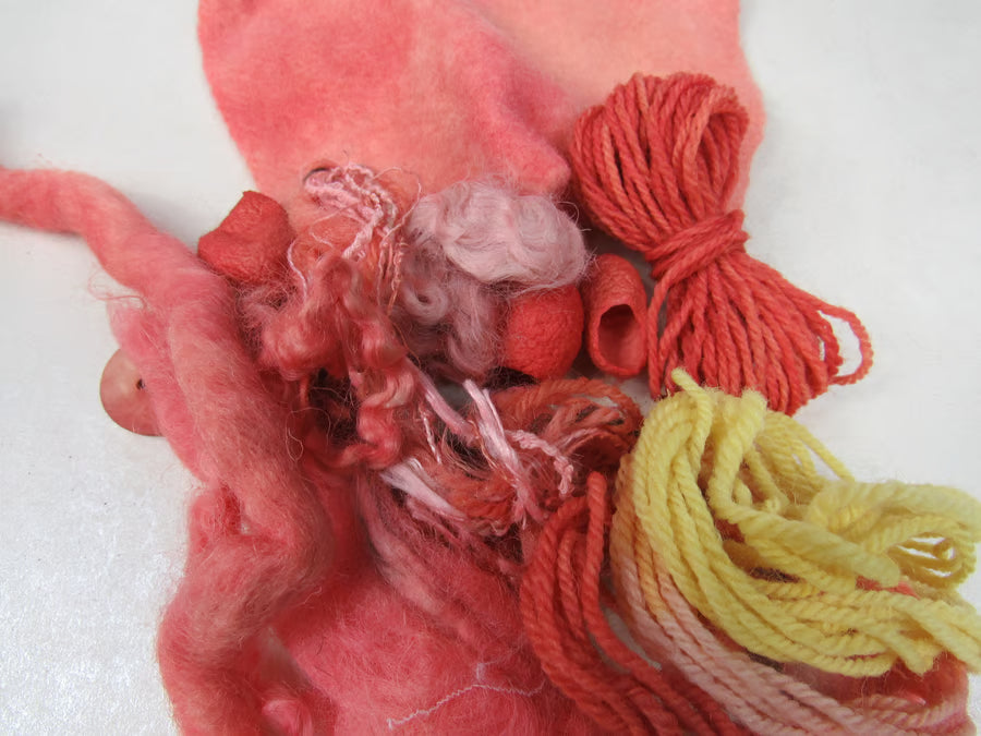 Natural Dye Scrap Fibre Packs