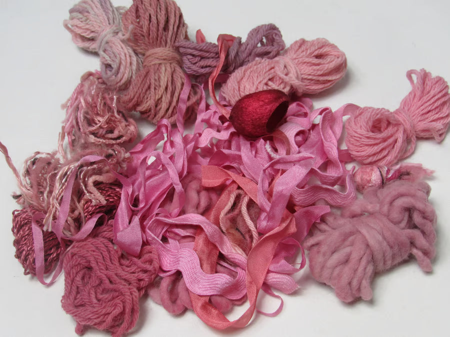 Natural Dye Scrap Fibre Packs