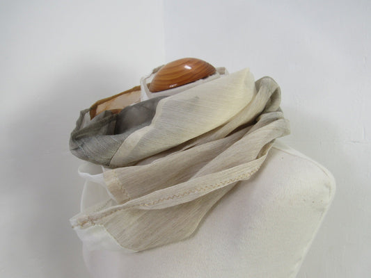 Metallic Voile Mobius Cowl