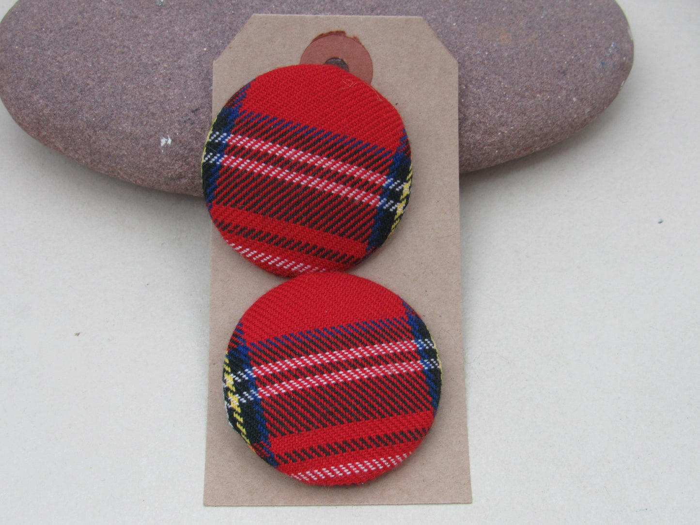 38mm Handmade Fabric Buttons