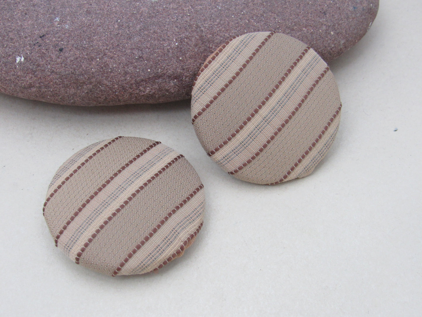 38mm Handmade Fabric Buttons