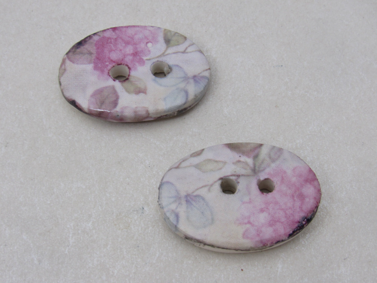 Medium Ceramic Decal Buttons