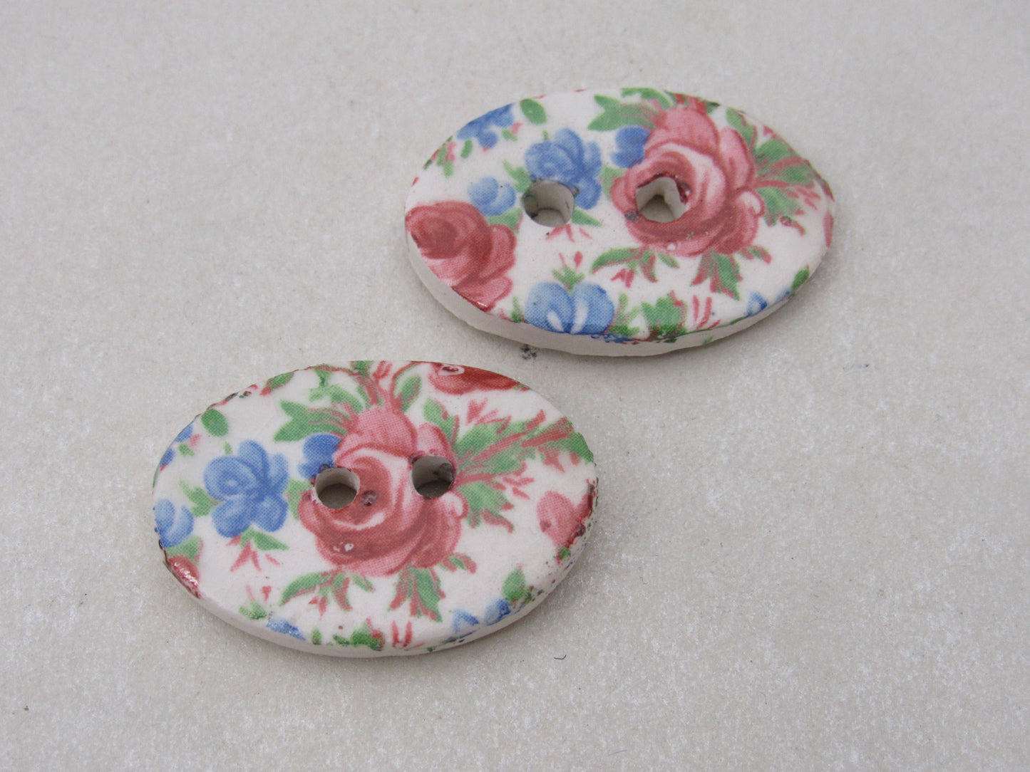 Medium Ceramic Decal Buttons