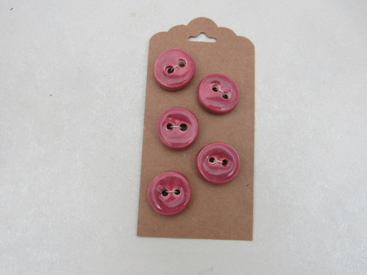 Wholesale 5 Small Round Ceramic Buttons