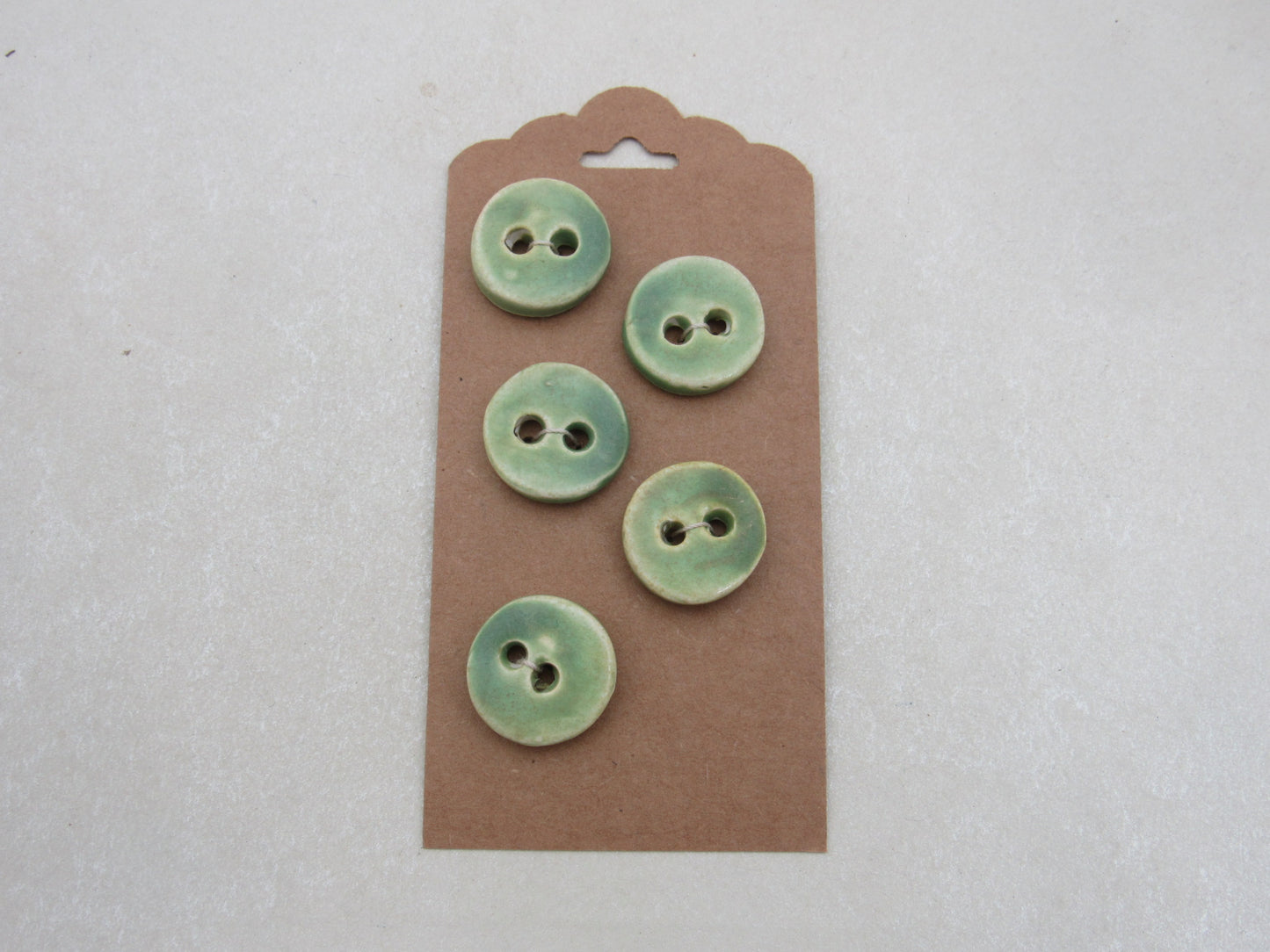 Wholesale 5 Small Round Ceramic Buttons