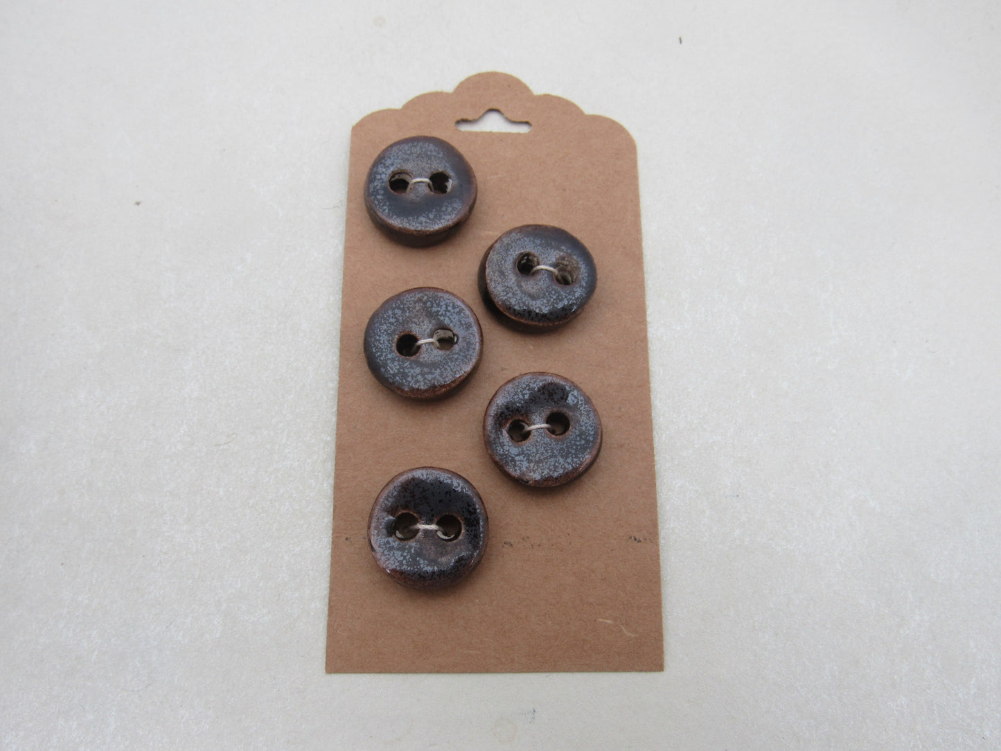 Wholesale 5 Small Round Ceramic Buttons