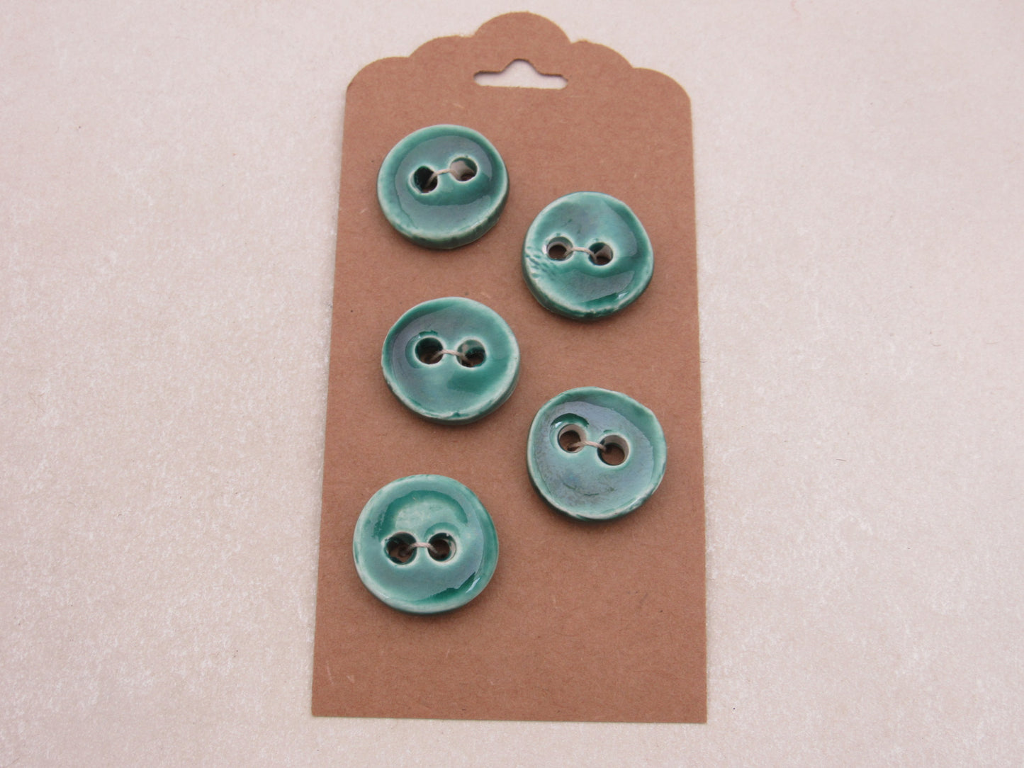 Wholesale 5 Small Round Ceramic Buttons