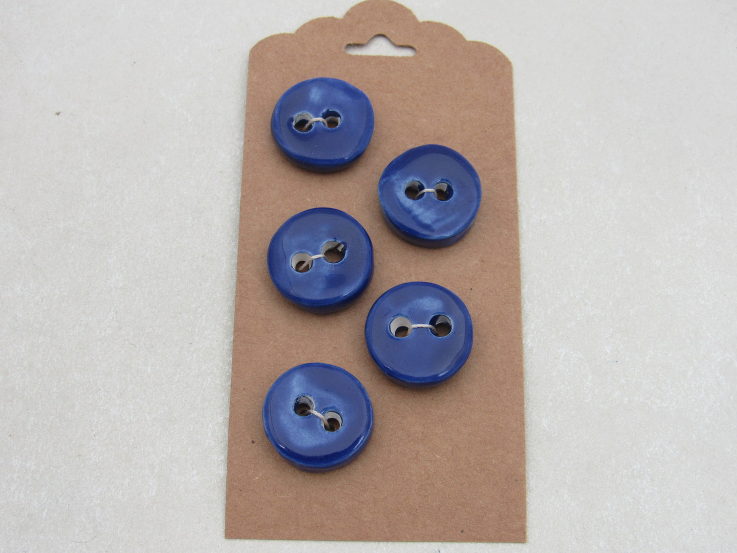 Wholesale 5 Small Round Ceramic Buttons