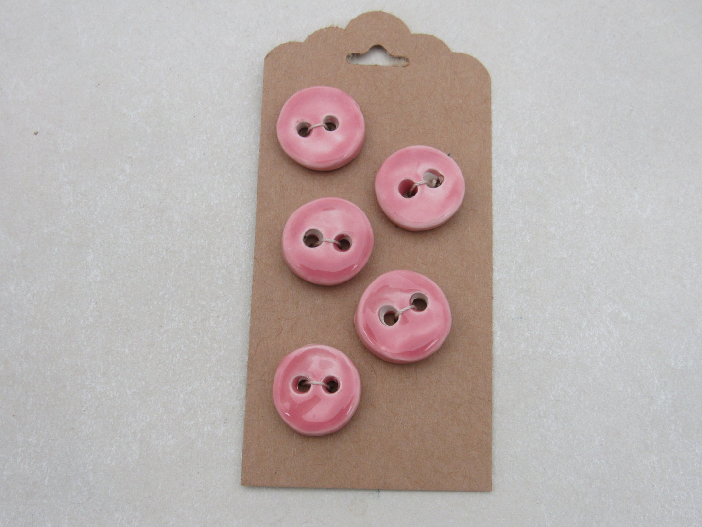 Wholesale 5 Small Round Ceramic Buttons