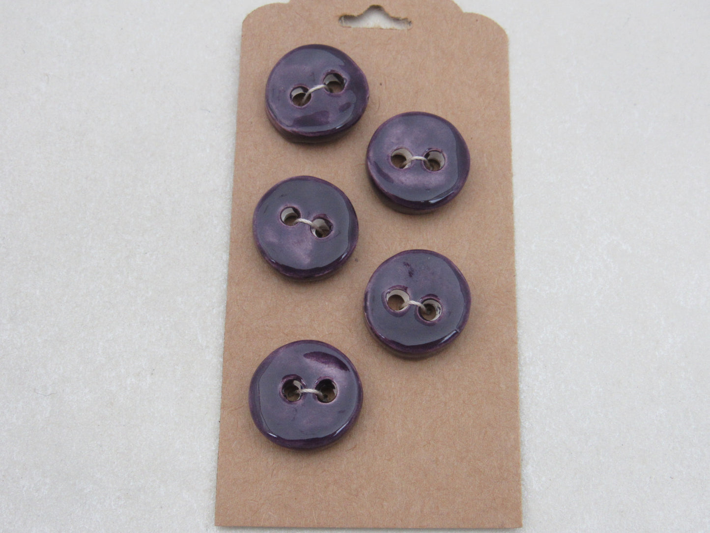 Wholesale 5 Small Round Ceramic Buttons