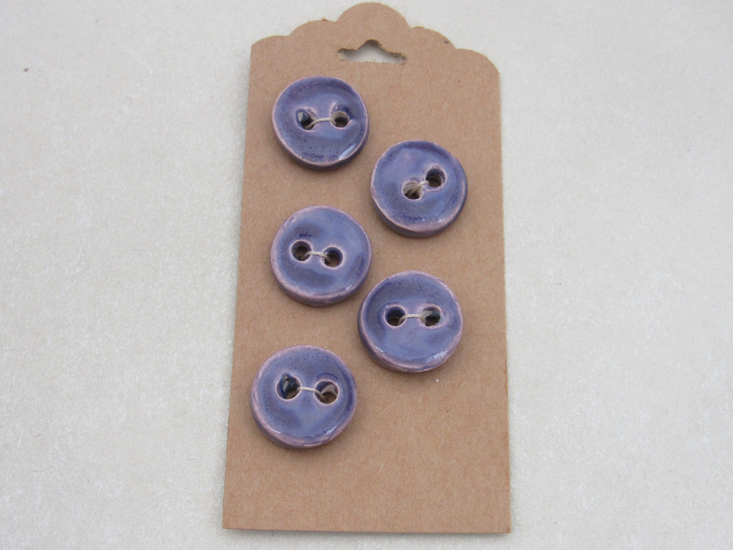 Wholesale 5 Small Round Ceramic Buttons