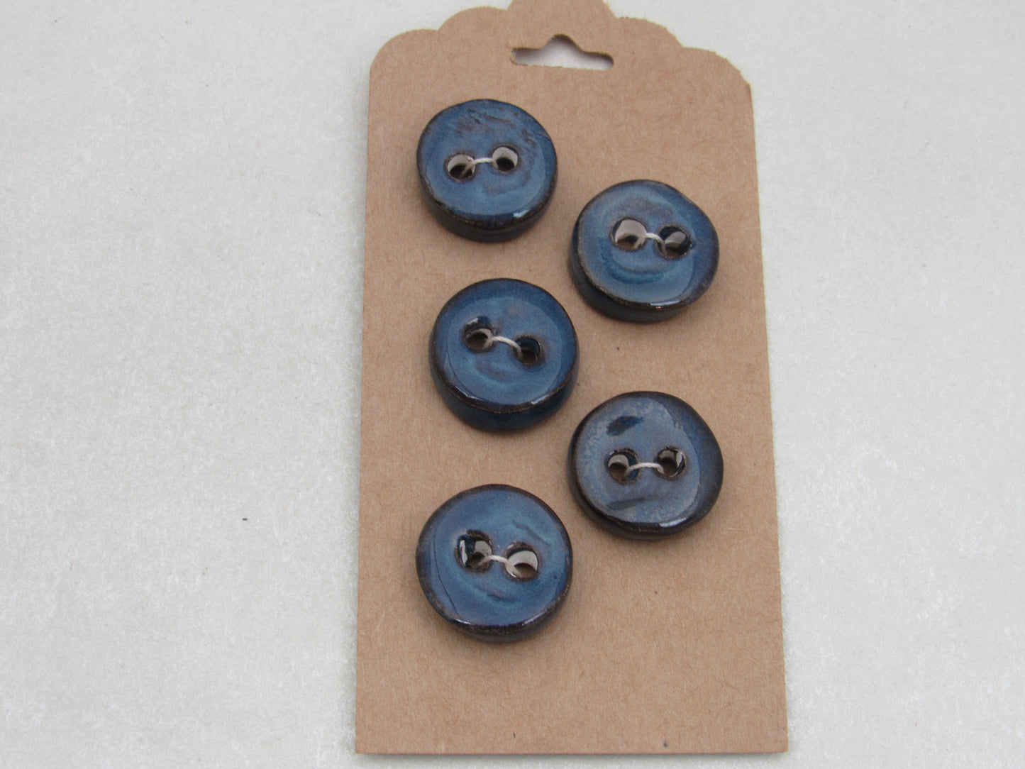 Wholesale 5 Small Round Ceramic Buttons