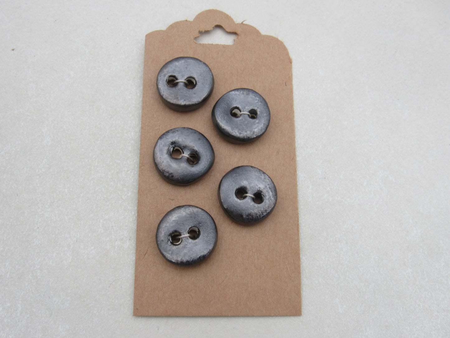 Wholesale 5 Small Round Ceramic Buttons