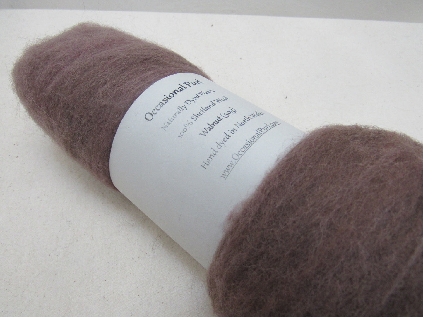 Natural Dye Shetland Wool Batts