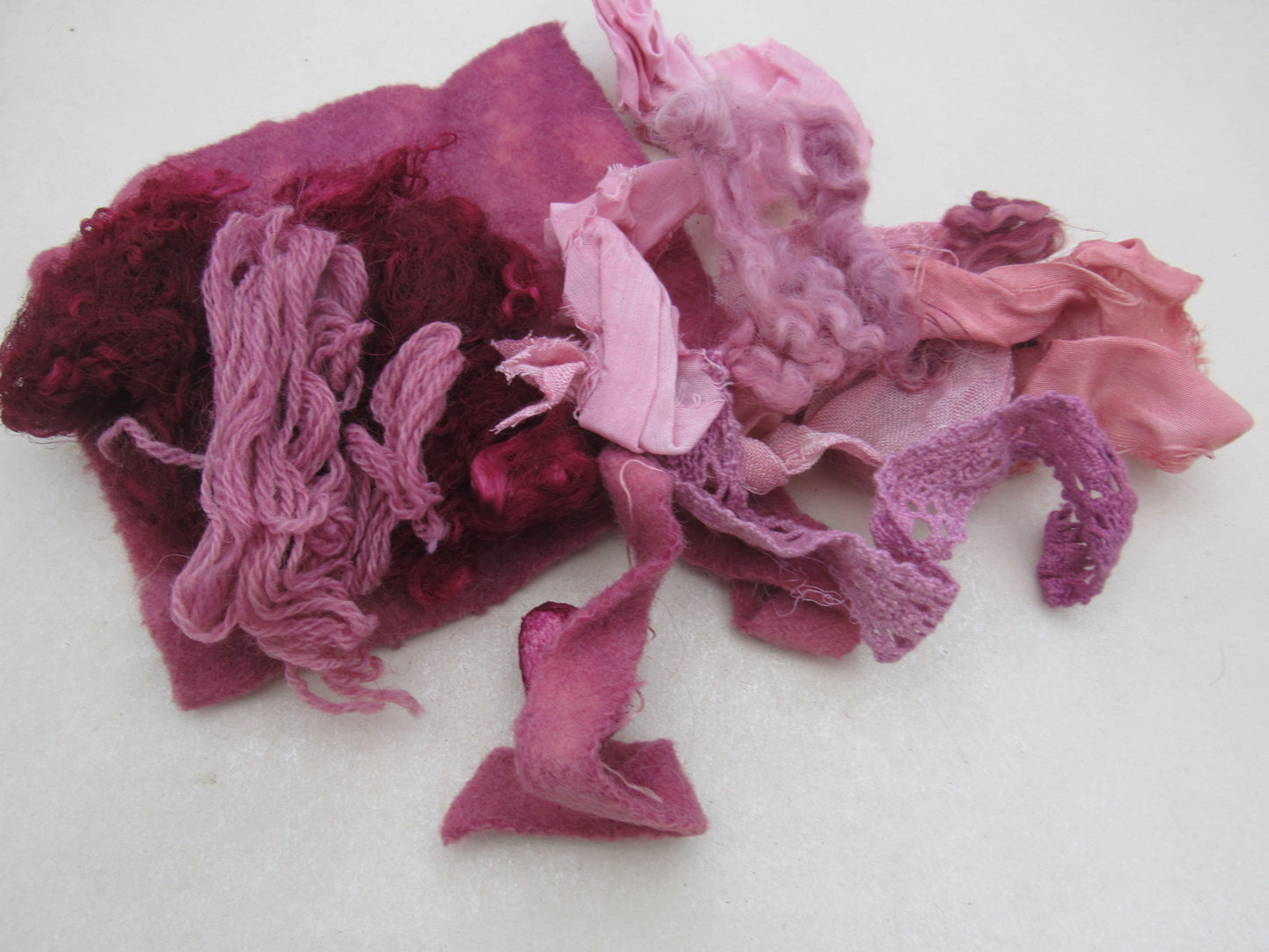 Natural Dye Scrap Fibre Packs