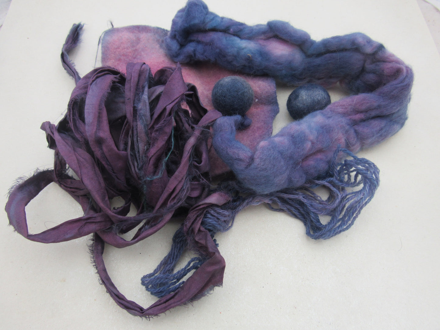 Natural Dye Scrap Fibre Packs