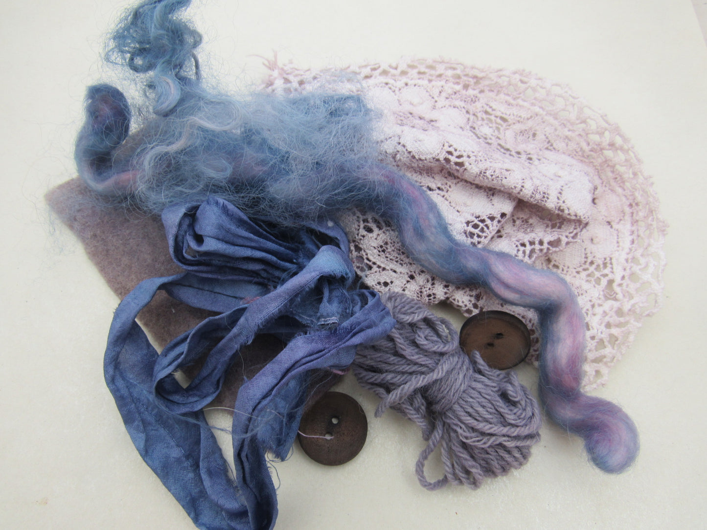 Natural Dye Scrap Fibre Packs